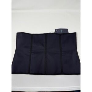 BVVU Men's Size‎ XL Black Adjustable Sweat Wrap Waist Trainer Trimmer NWT